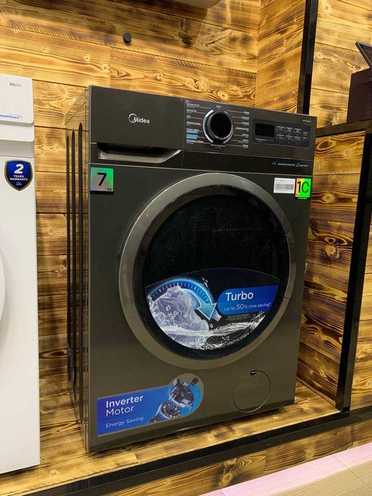 АКЦИЯ!!!  Стиральная машина Midea модель MF01712BS40/T-C 7 КГ / NEW!!!