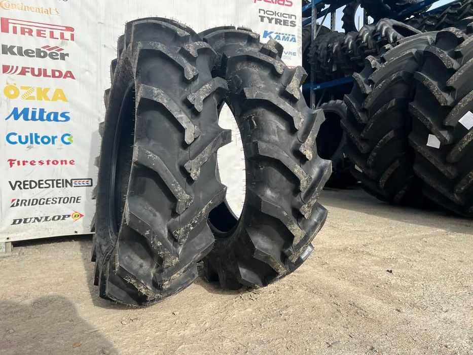 Cauciucuri ranforsate 12.4-24 noi 12 pliuri pt tractor marca ALLIANCE