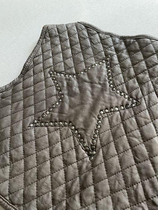Vesta piele naturala, XS-S, cropped