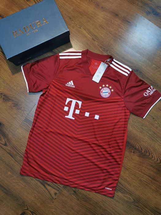 Tricou fotbal Bayern München Adidas bărbați L – roșu, meci, suporteri
