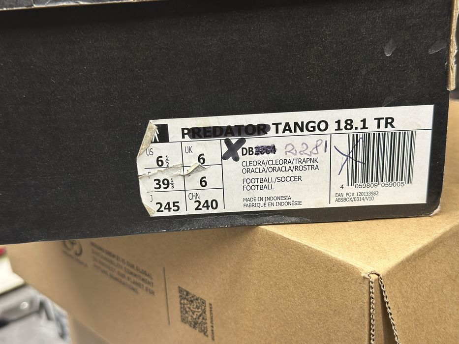 adidas x tango 18.1 trainer boost spectral mode - off white