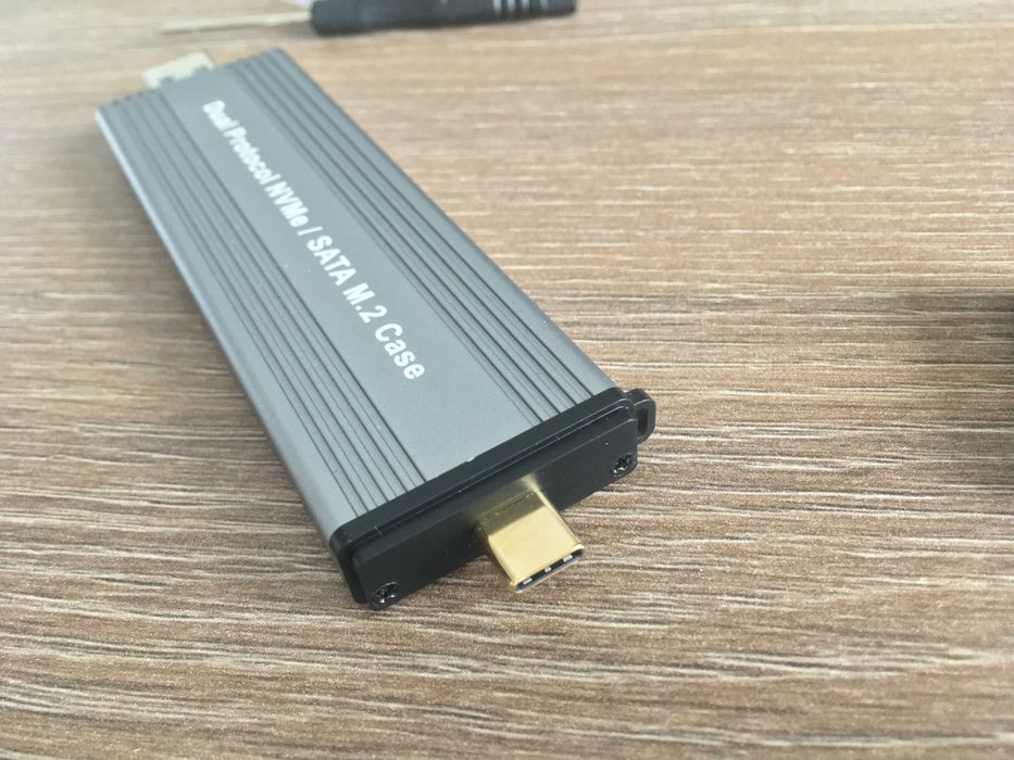 adaptor, caddy, rack, stick ssd m.2 la usb 3 si C, m2 nvme pcie si sata, nou