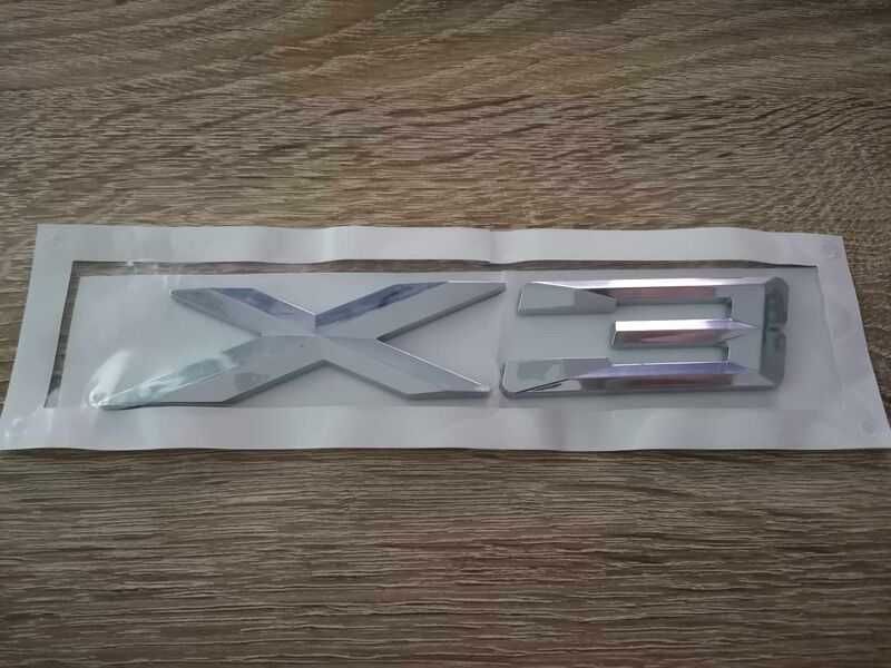 сребриста емблема за BMW X3