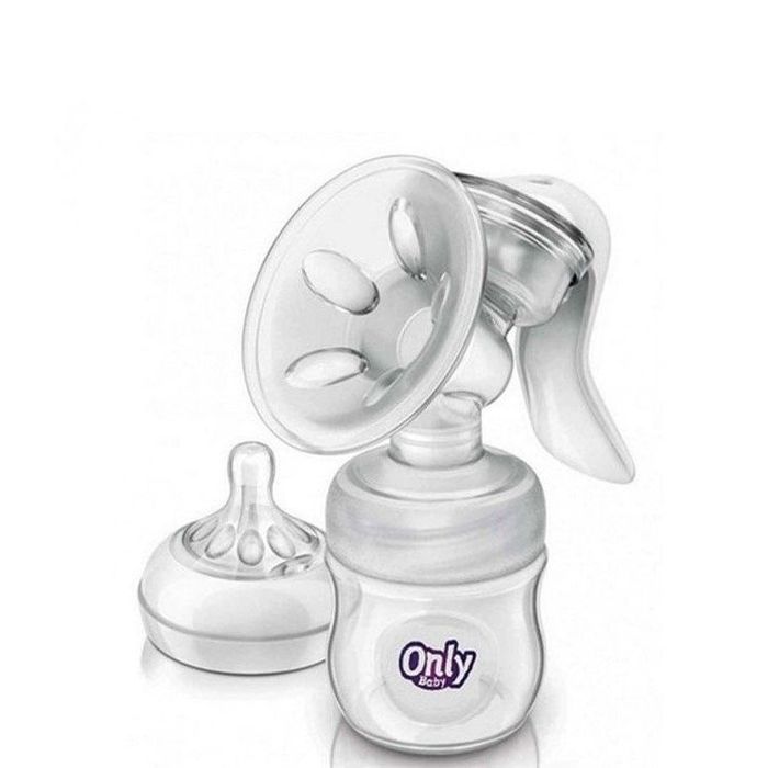 Молокоотсос ручной Only с бутылочкой Natural Feeling