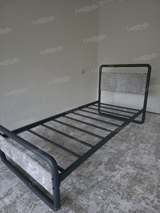 Двуспальная и односпальная кровать в стиле Лофт, Kravat LOFT stilida