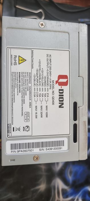 Продам блоки питания на ПК (Б/У И НЕИСПОЛЬЗОВАННЫЕ)