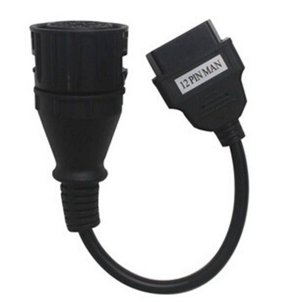 Cablu adaptor diagnoza Camion TIR MAN  TGA 12 / 16 pini OBD2 Delphi