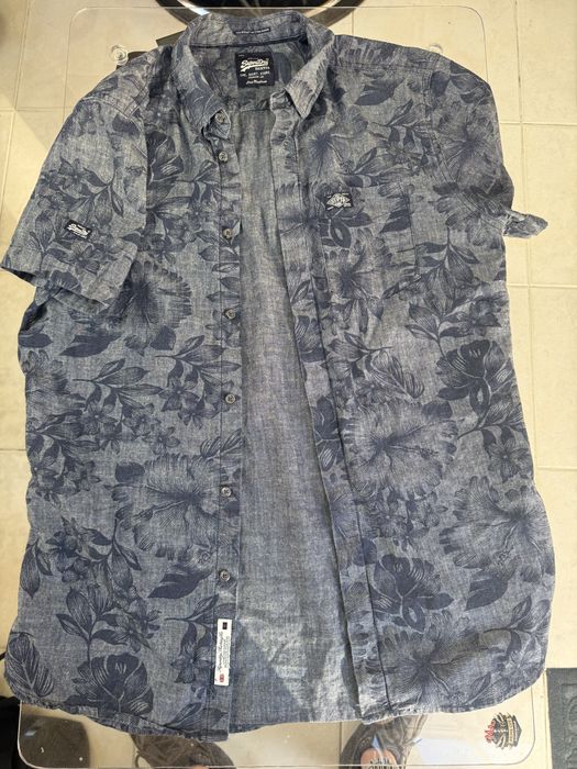 Superdry риза с къс ръкав
