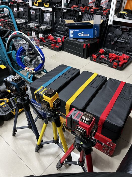 Лазерный уровень 4Д, 16 лучей, уровень