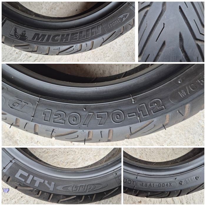 O bucată 120/70 R12 vară - una Michelin Sava