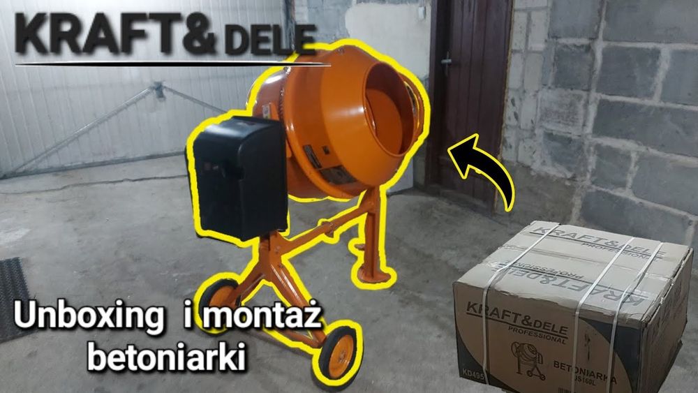 СПЕШНО Бетонобъркачка KraftDele 1250w 180l