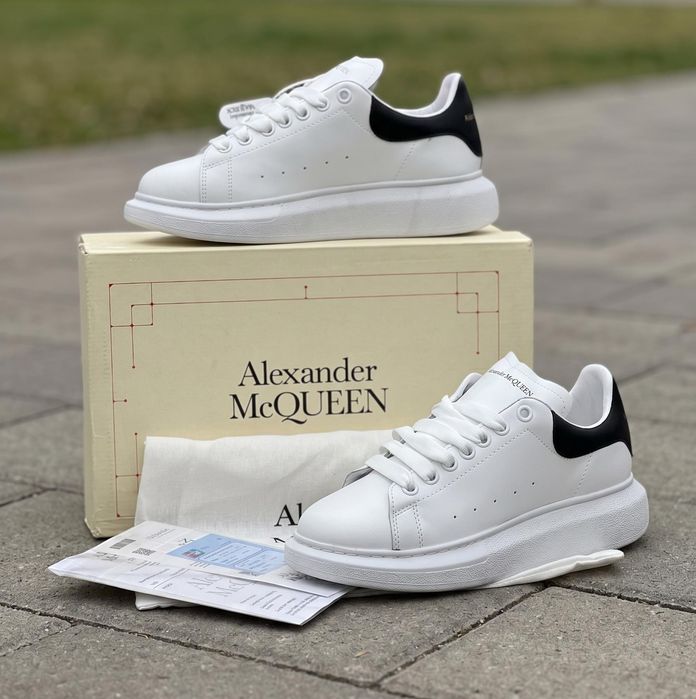 Adidasi Alexander Mcqueen Alb Full Box