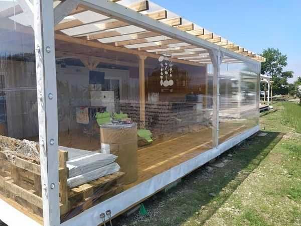 Ветрозащитни завеси, сенници, тенти, метални конструкции