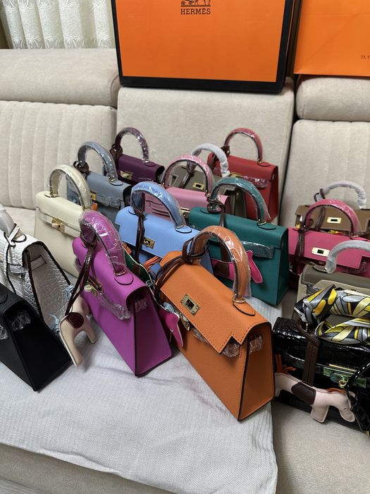 Geanta Hermes Kelly 19cm Piele naturala