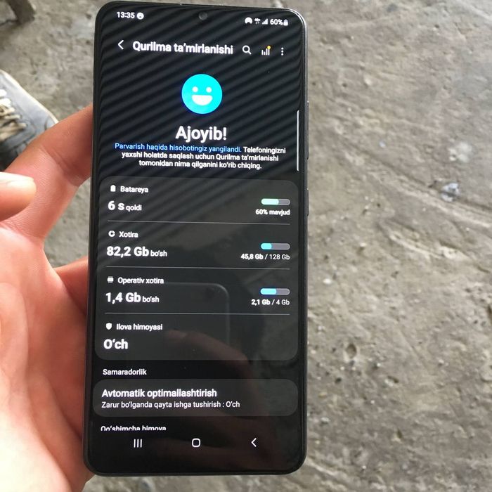 Samsung a32 holati yaxshi