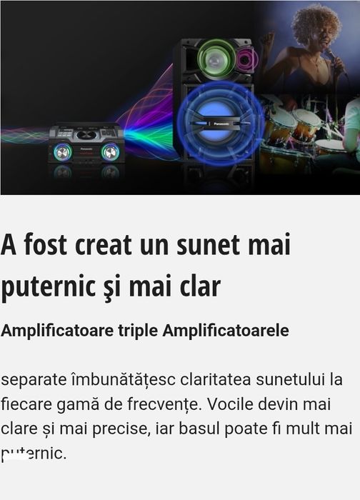 Panasonic SC-MAX4000 – 2400W RMS | Bas care se simte, nu doar se aude