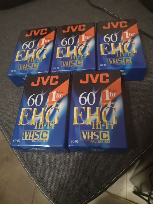 Нови видео касети VHS, VHS C и Hi8