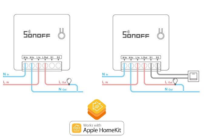 Releu/Intrerupator/Priza/Poarta/Led compatibil Apple Homekit