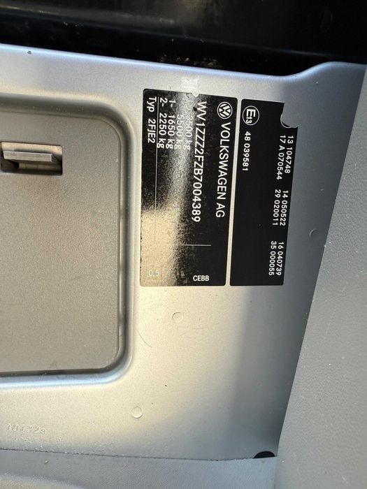 Vw crafter lada Aluminiu euro 5