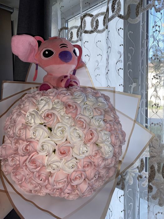 buchet trandafiri de sapun