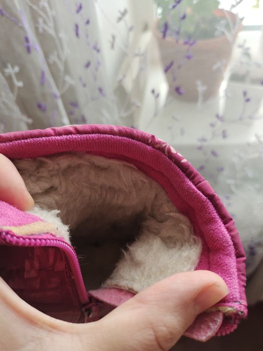 Зимние теплые ботинки на малыша