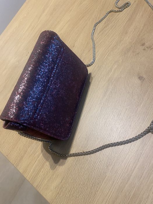 Чанта Furla цвят червен