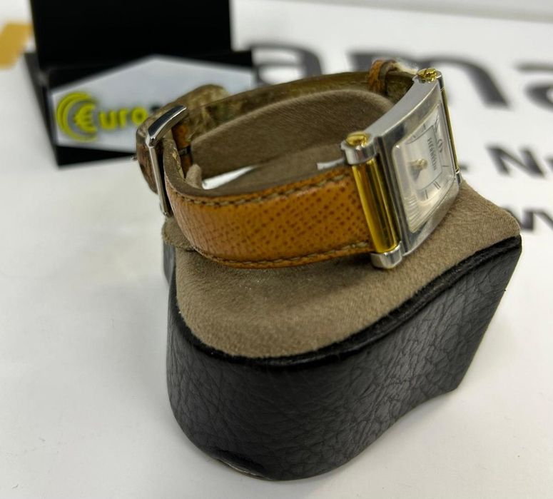 Ceas dama Michel Herbelin Art Deco,curea ,carcasa 26mm, mecanism -N-