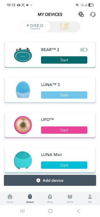 Foreo Luna 3 и UFO
