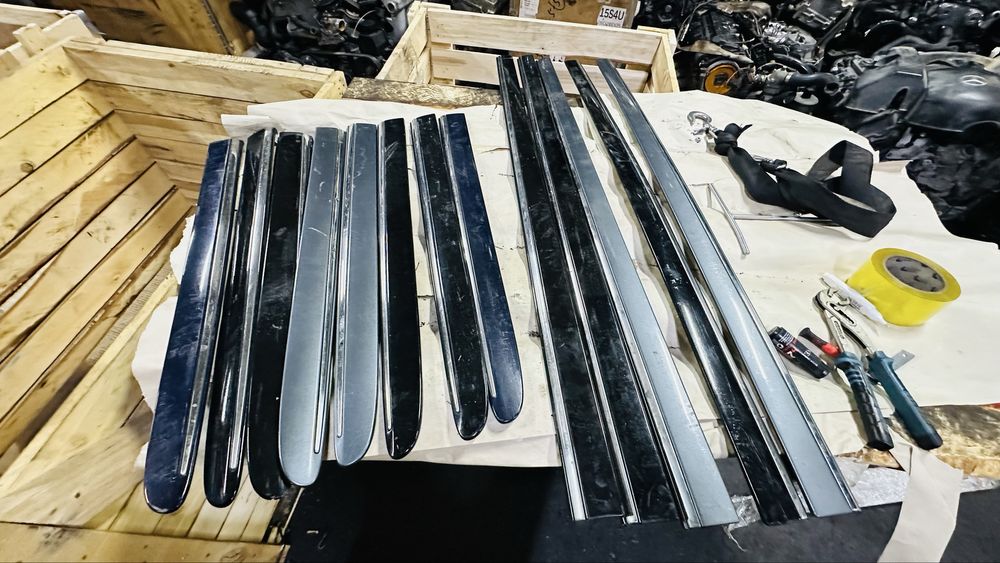 W211 молдинг двери авторазбор мерседес бу оригинал запчасть