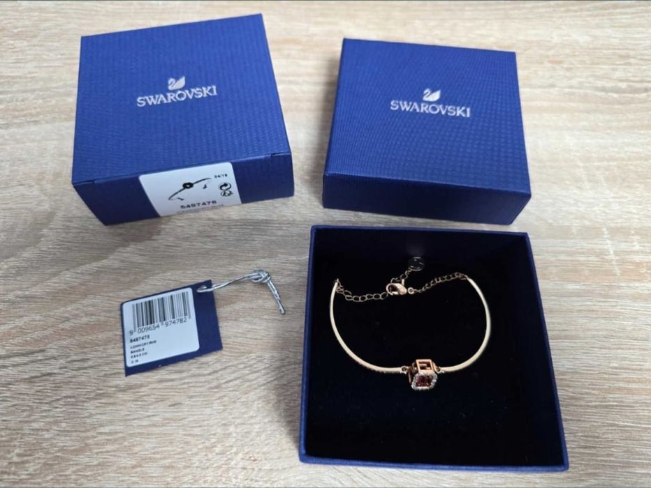 Bratara Swarovski Chroma bangle Red