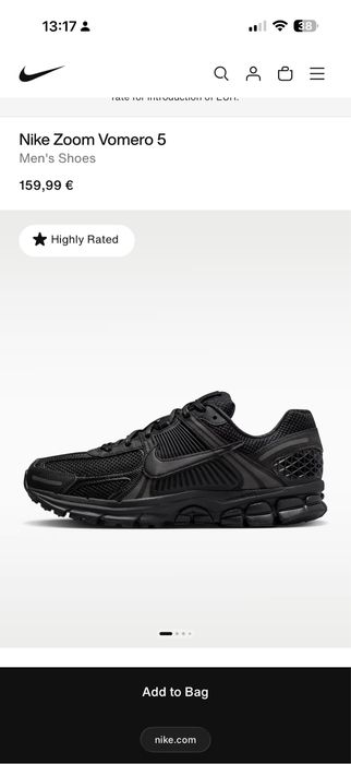 Vomero Nike Black