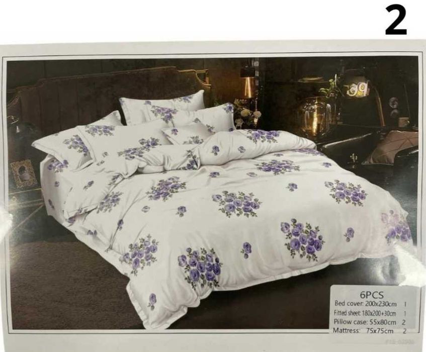 Луксозен спален комплект от 6 части