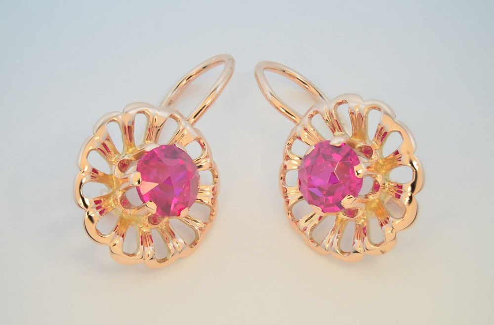 Серьги СССР  583 пробы