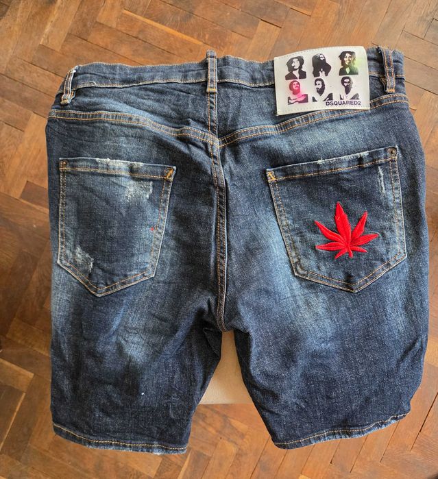 Къси дънки Dsquared2 Боб Марли