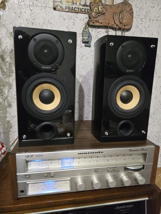 Рессивер Marantz и акустика Sony