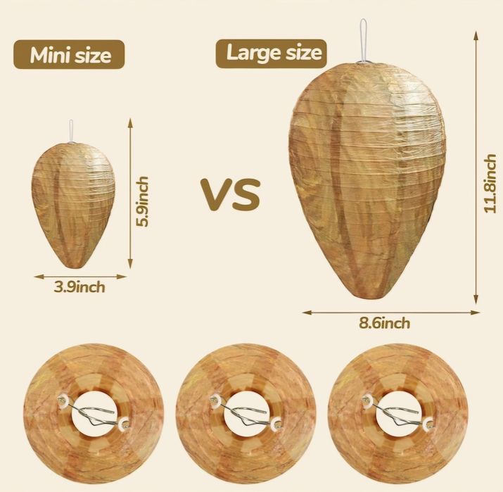 Фалшиво гнездо против оси и стършели