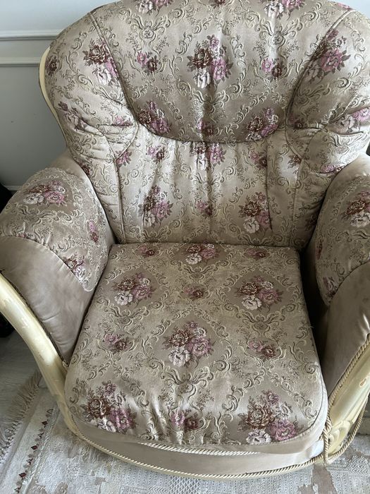 Диван + 1  бу материал выдвижной