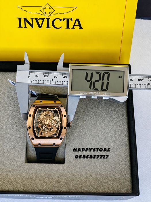 INVICTA Dragon Rose Gold automatic 42 mm, Инвикта нов мъжки часовник