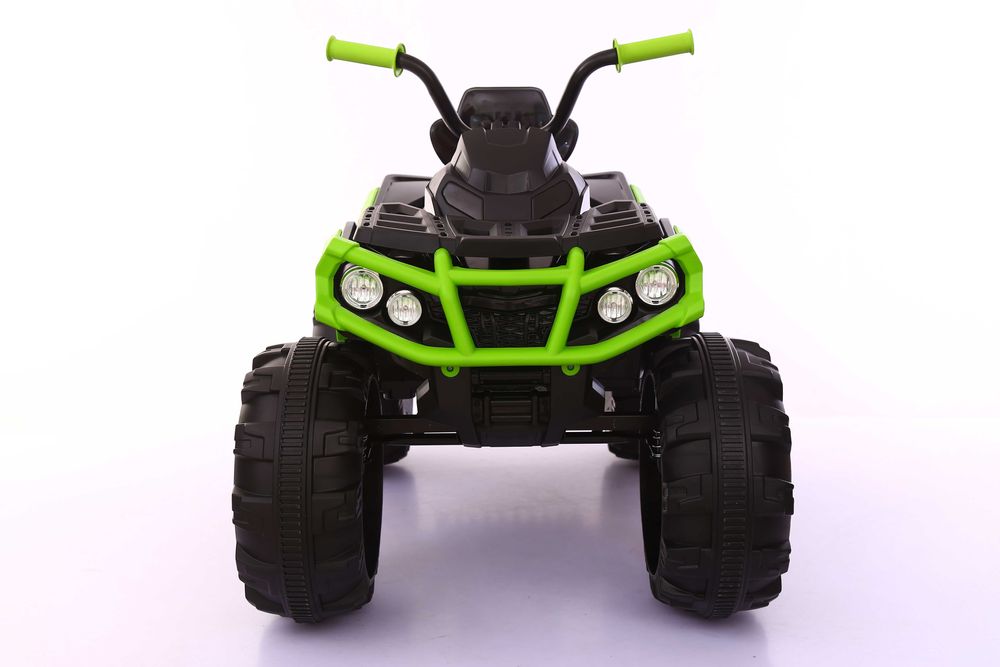 ATV electric, Kinderauto Offroad 2x 45W 12V cu scaun tapitat Green