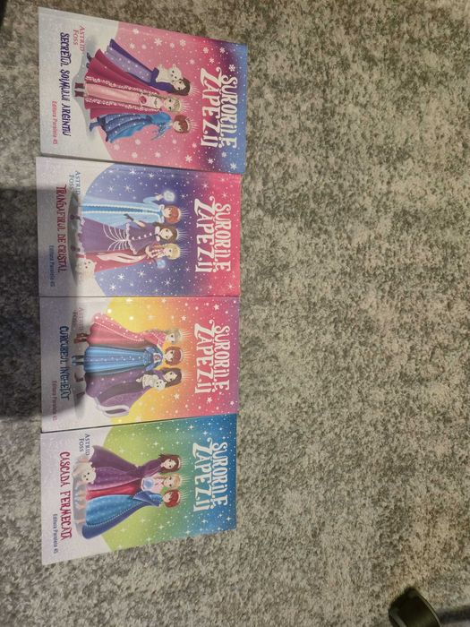 toate volumele 1 ,2,3,4, din Surorile zapezii + Animalutele Magice din Padurea prieteniei vol 8,6