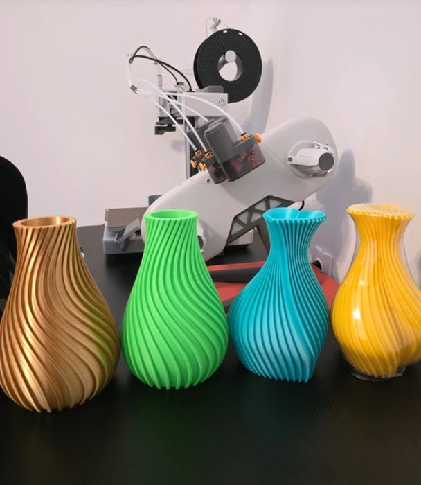 Vaze 3D,orice culoare