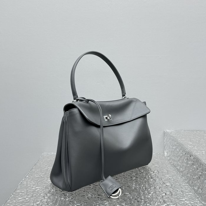 Geanta Balenciaga Rodeo 35cm gri, Premium