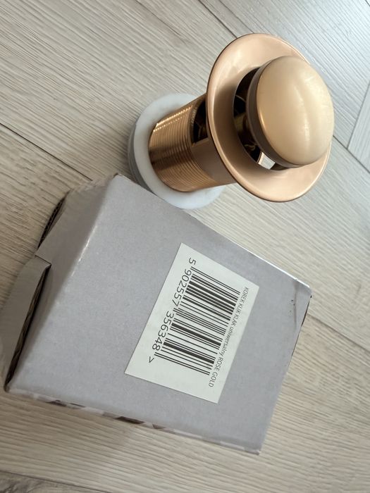 Ventil lavoar REA Rose Gold