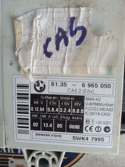 modul cas bmw e61 2005