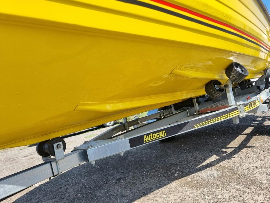 Barca Canadian 440x160 aluminiu + Suzuki 20 CP + Peridoc + Sonar + Elker 100ah 12v