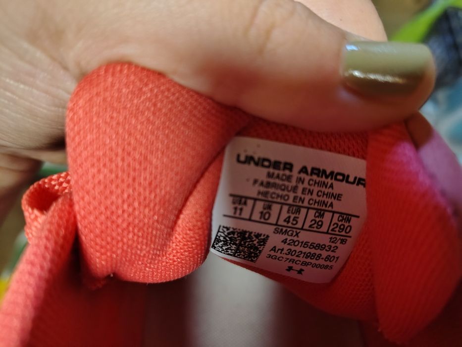 Маратонки Under Armour 45 номер