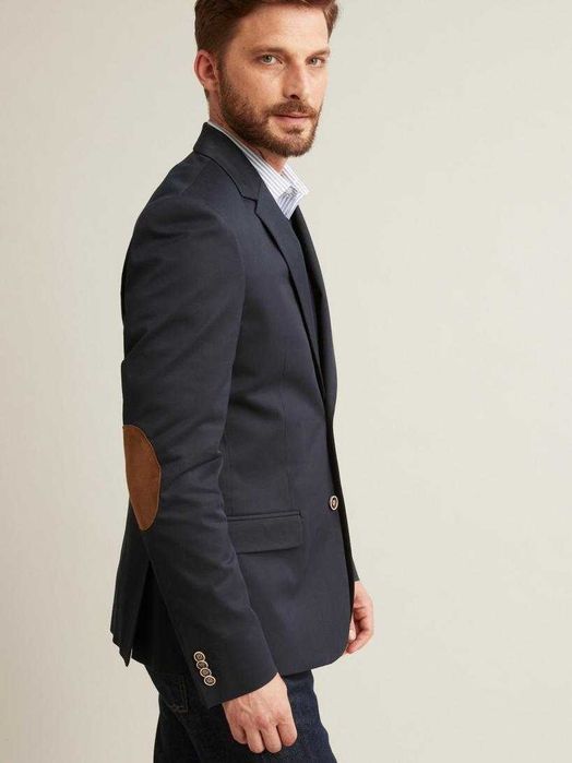 Sacou blazer de lux 48 M casual Oscar Jacobson lana super 120's navy