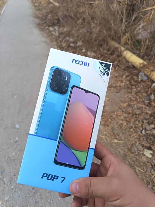 Tecno pop7 karbka ochilganiga 3oy bold