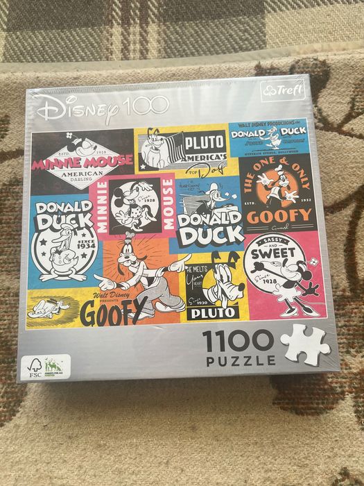 Пъзел 1100 части Disney Trefl – нов, запечатан – 16.99 €