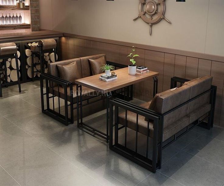 Мебель в стиле лофт под заказ . Решение для ресторана.